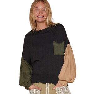 POL Colorblock Sweater